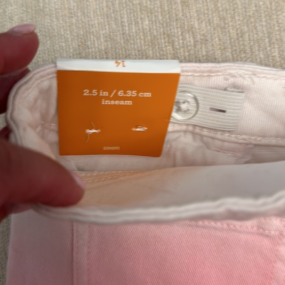 Gymboree pink ombré sz 14 denim shorts BNWT - Picture 5 of 5